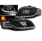 2 Phares avant AUDI A4 (B7) - LTI et LED - Noir