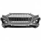 Pare choc avant AUDI A4 B9 20-24 - Look RS4 - Noir - PDC - ACC