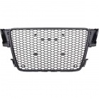 Grille calandre Audi A5 07-11 - look RS5 - Noir Brillant