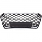 Calandre avant look RS5 cadre chrome intérieur noir brillant avec PDC pour Audi A5 16-19