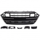 Calandre avant look S7 noir mat / chrome avec PDC et ACC pour Audi A7 18-24