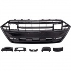 Calandre avant look S7 noir brillant avec PDC et ACC pour Audi A7 18-24