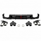 Diffuseur arrière look RS7 noir brillant / chrome pour Audi A7 S-Line / S7 / RS7 18-24