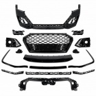 Pare choc avant look RSQ5 noir brillant avec PDC et lave-phares pour Audi Q5 II FY 20-25