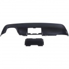 Diffuseur arrière noir mat avec sortie gauche pour BMW Série 5 E60 / E61 03-10