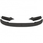 Spoiler lame pare choc - BMW Serie 5 F10 F11 10-17 - look mperf 1 piece - noir brillant