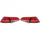 2 Feux arriere dynamiques VW Golf 7 - LED look R - Rouge