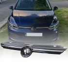 Grille calandre VW Golf 8 (VIII) 20-23 - look R avec LED - Noir brillant