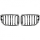 Grilles calandre BMW X1 (E84) 09-12 - Chrome