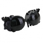 Antibrouillards gauche droit pour Seat Ibiza 6J - Leon 1P - Noir