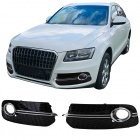 Grilles antibrouillard Audi Q5 12-16 - Noir brillant - look RS