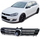Grille calandre VW Golf 7 (VII) - look R - Noir chrome