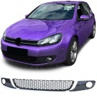 Grilles VW GOLF 6 - look GTI nid d'abeille - Noir Brillant