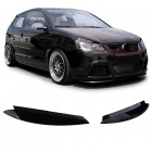 2 Paupieres de phares VW Polo 9N3 05-09 - noir brillant