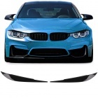 2 Paupieres de phares BMW Serie 4 F32 F33 F36 - noir brillant