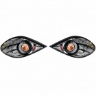 2 Feux arriere LED Halogene Peugeot 207 06-12 - Clair
