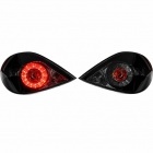 2 Feux arriere LED Halogene Peugeot 207 06-12 - Fumé