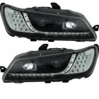 2 Phares devil eyes LED pour Peugeot 306 - 97-01 - Noir