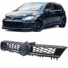 Grille calandre VW Golf 7 (VII) 12-17 - look GTD - Noir brillant