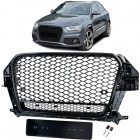 Grille calandre Audi Q3 11-14 - look quattro RSQ3 - Noir Laqué - PDC