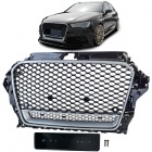 Grille calandre Audi A3 8V 12-16 - look RS3 quattro - Noir Gris - PDC