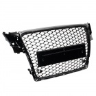 Grille calandre Audi A4 B8 08-11 - noir brillant laque - look RS4