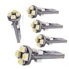 5x Ampoule T10 LED 3D<sup>8</sup> - Anti Erreur OBD - Culot W5W - Blanc Pur