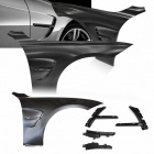 2 Ailes avant look M4 avec prises d’air noires pour BMW Série 4 F32 / F33 / F36 13-20