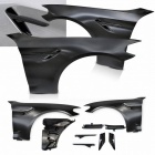 2 Ailes avant look M5 avec prises d’air noires pour BMW Série 5 G30 / G31 17-20