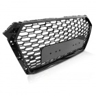 Grille calandre Audi A4 B9 15-19 - look RS - Noir Brillant PDC
