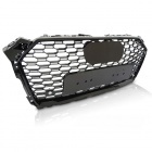 Grille calandre Audi A5 16-18 - look RS5 - Noir Brillant