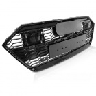 Grille calandre Audi A7 C8 4K 18-23 - Noir brillant logo - look RS7