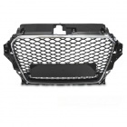 Grille calandre Audi A3 8V 12-16 - look RS3 quattro - Noir Chrome - PDC