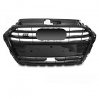 Grille calandre Audi A3 8V - 17-20 - look S3 - Noir laque - PDC - ACC