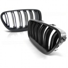 Grilles calandre BMW Serie 5 F10 F11 10-16 look M5 - Noir Mat
