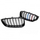 Grilles calandre BMW Serie 3 F34 - look M - Noir Brillant couleurs