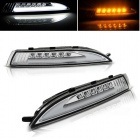 2 Feux de jour LED LTI DRL Ready - VW Scirocco + cligno - Blanc