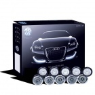 2 Feux de jour 10 LED Diurne - Blanc Pur - R87