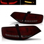 2 Feux LED LTI AUDI A4 B8 berline 07-11 - Rouge fume