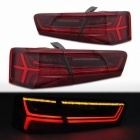 2 Feux arrière Audi A6 C7 Berline 11-14 - Full LED - Rouge fumé