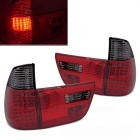 2 Feux arriere LED BMW X5 E53 99-03 - Rouge fumé