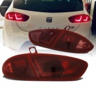 2 Feux SEAT Leon 1P1 phase 2 09-13 - LED BAR - Rouge