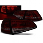 2 Feux arriere dynamiques VW Golf 7 - LED look R - Rouge Fume