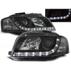 2 Phares avant Audi A3 8P Devil Eyes LED - Noir