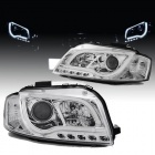 2 Phares avant AUDI A3 (8P) - LTI - Chrome