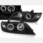 2 Phares avant BMW Z3 Angel Eyes CCFL 96-02 - Noir