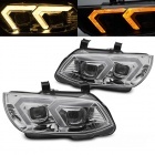 2 Phares xénon BMW Serie 3 E92 E93 LCI Angel Eyes jaune iconic 10-13 - Chrome
