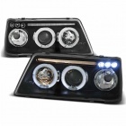 2 Phares avant Peugeot 205 Angel Eyes 83-96 - Noir