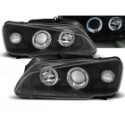 2 Phares avant Peugeot 106 Angel Eyes 96-03 - Noir