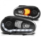 2 Phares VW GOLF 4 Dragon light LED - Noir